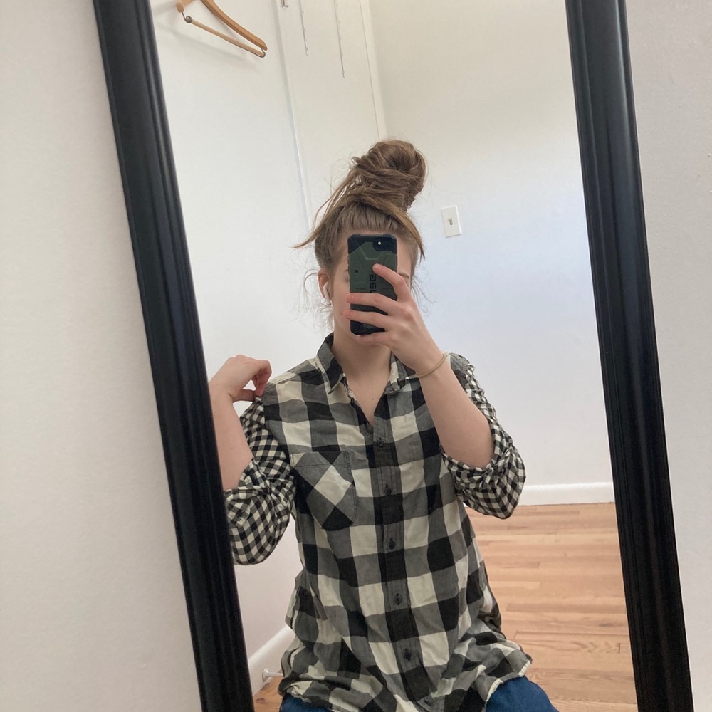 Double Plaid American Eagle button down